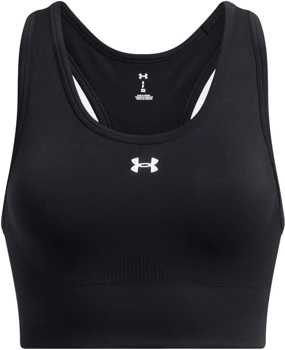 Under Armour Vanish Naadloze Midden BH - Zwart M