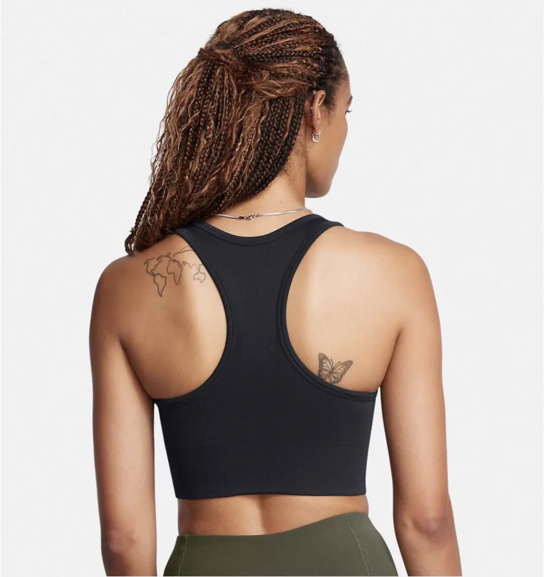 Under Armour Vanish Naadloze Midden BH - Zwart M - afbeelding 6 van 6