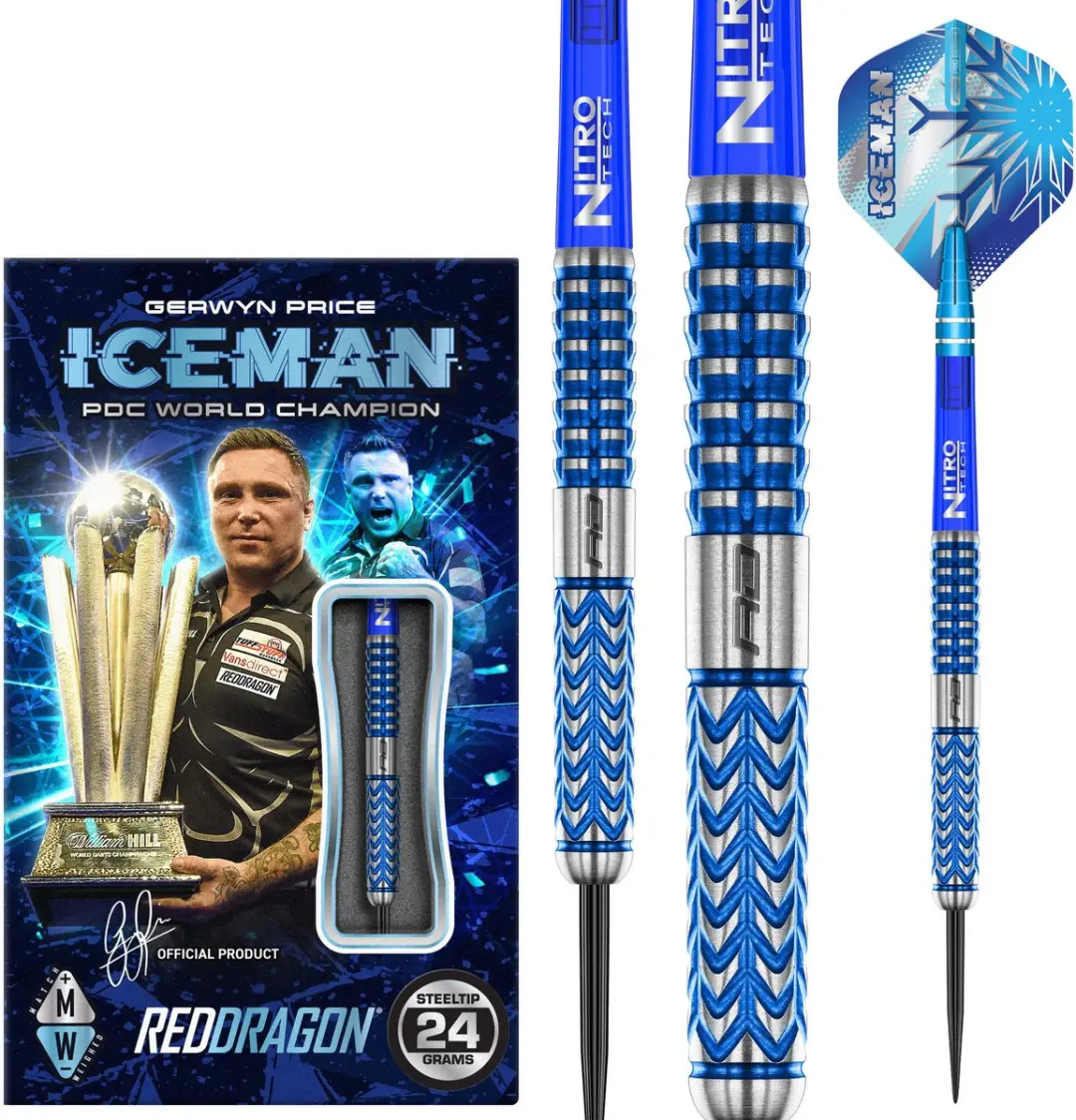 Red Dragon Gerwyn Price Glacier Dartpijlen
