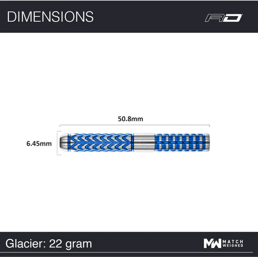 Red Dragon Gerwyn Price Glacier Dartpijlen - 3 Stuks