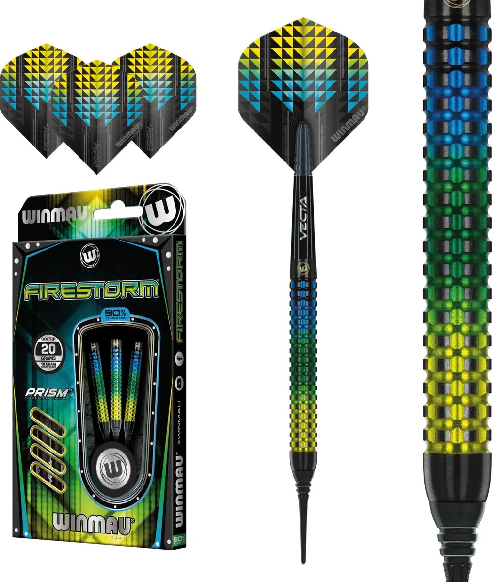 Winmau Firestorm 90% Soft Tip Darts