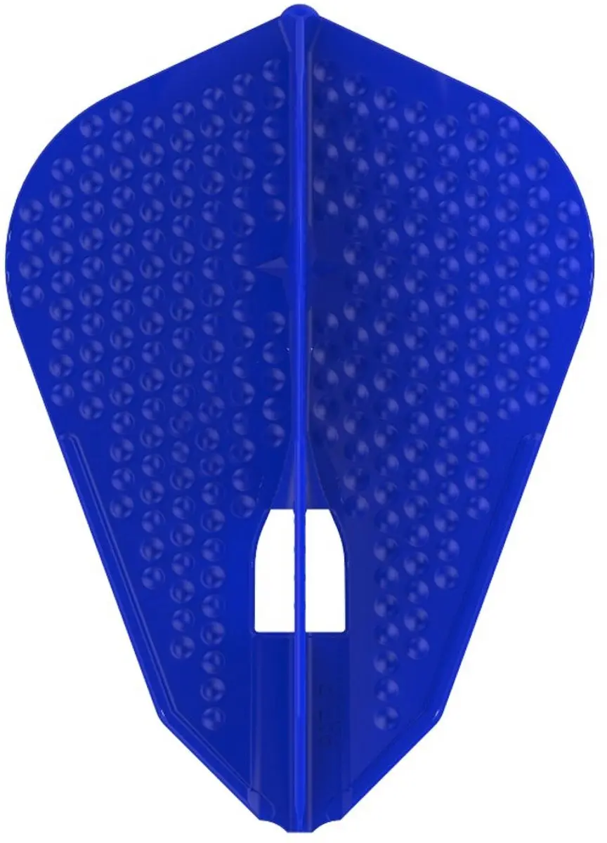 L-Style Champagne L9D Dimple Fantail Blauwe Dartvleugels FP4903 - 3 Stuks