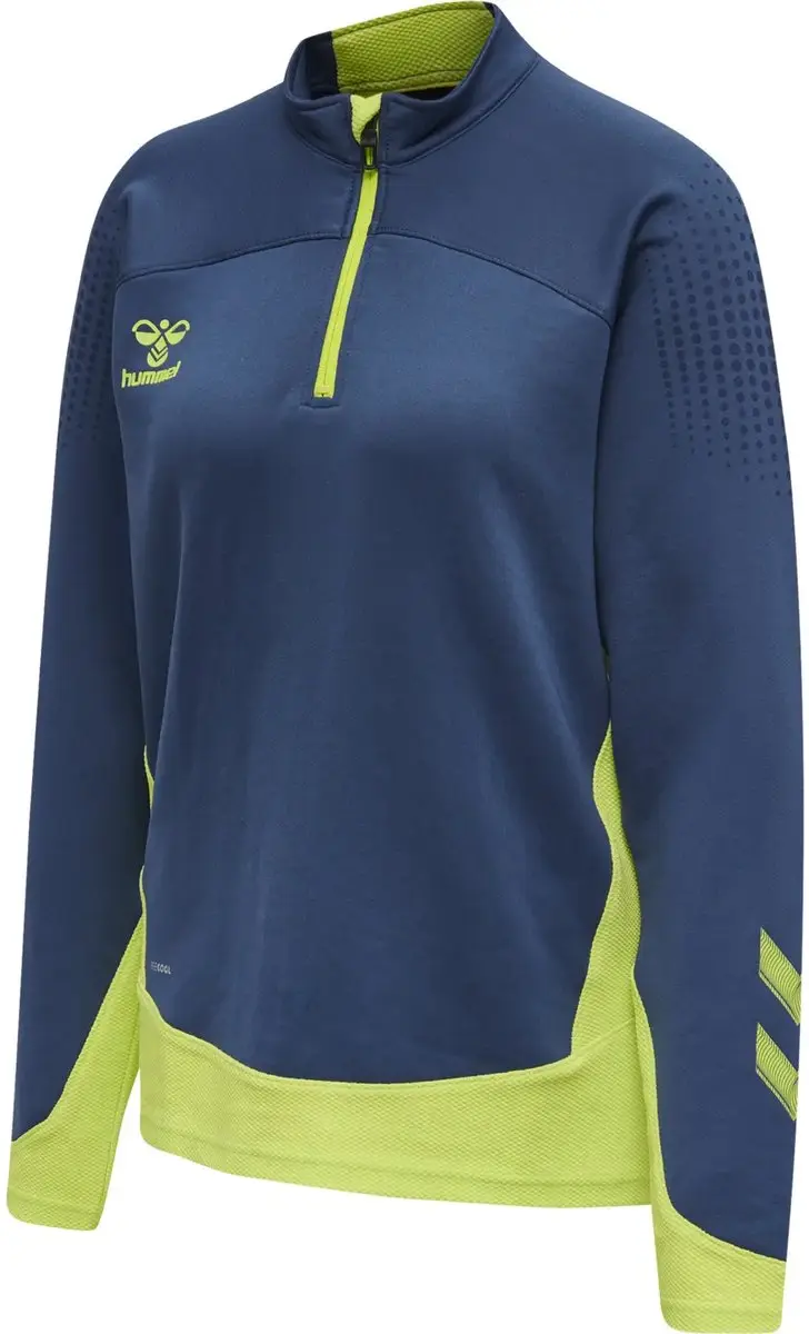 Hummel hmlLEAD Trainingstop - Denimblauw/groen - afbeelding 6 van 6