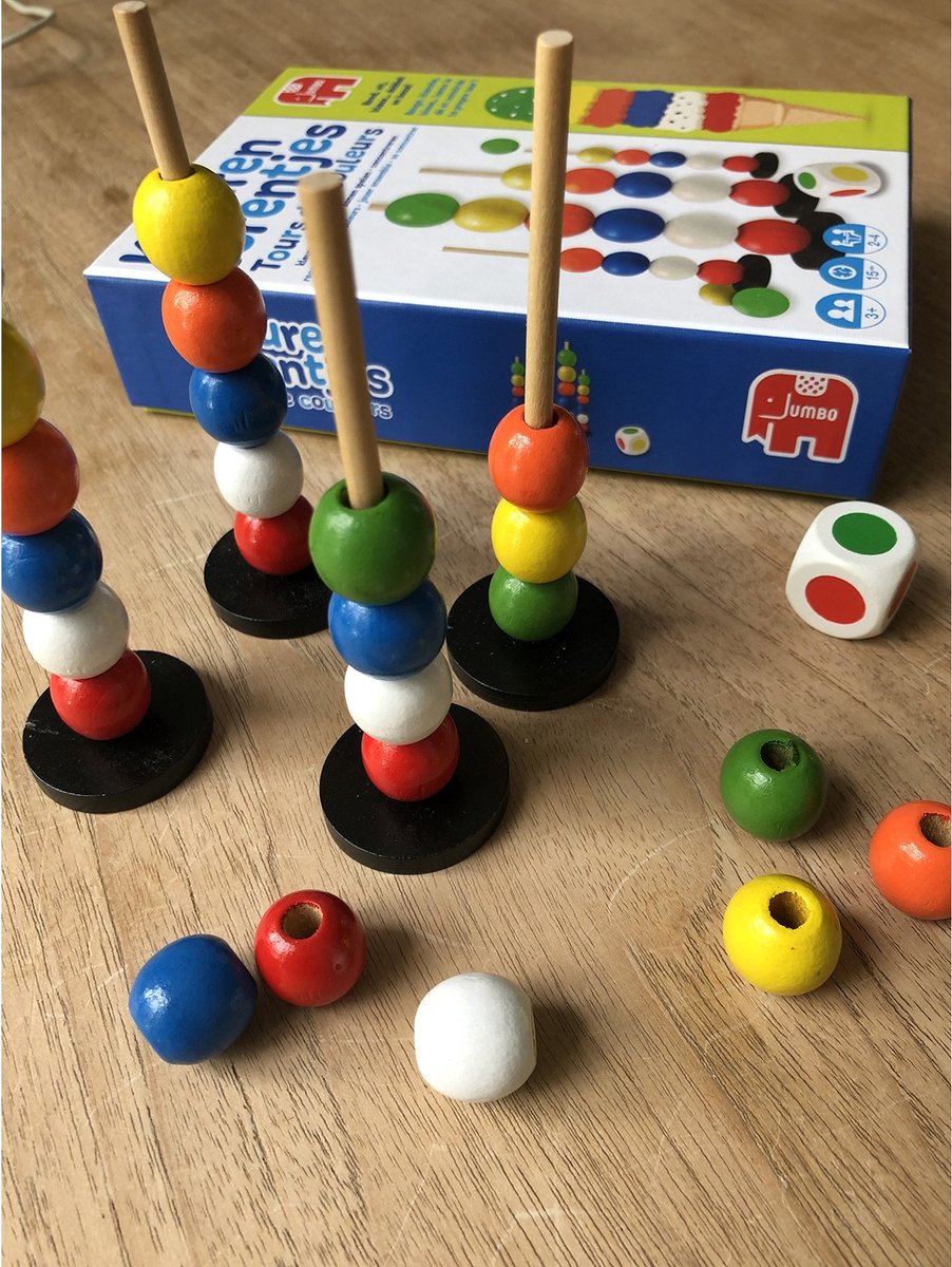 Jumbo- Kleurentorentjes - Kinderspel - Kleuren Leren