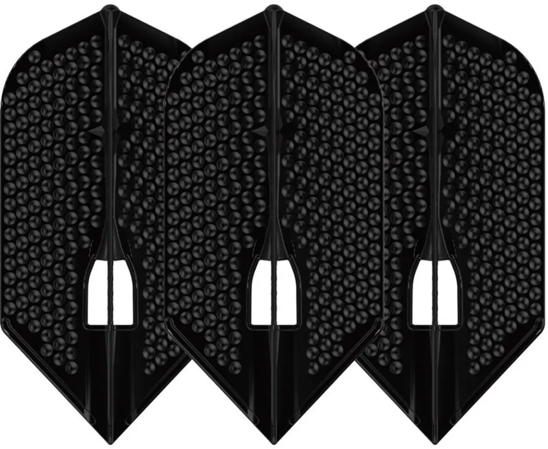 L-Style Champagne L6D Dimple Black Dart Flights FP4601