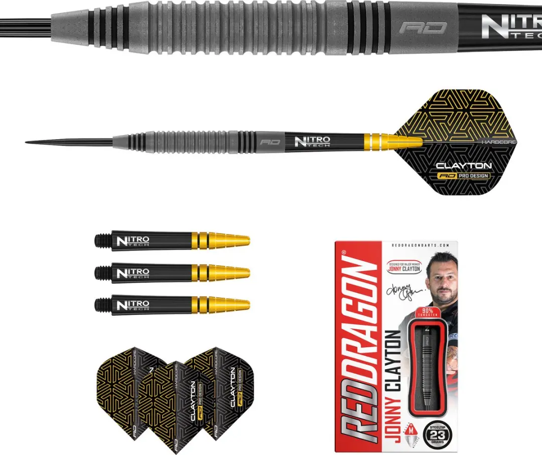 Red Dragon Jonny Clayton Oxide Edition Dartpijlen 3 Stuks