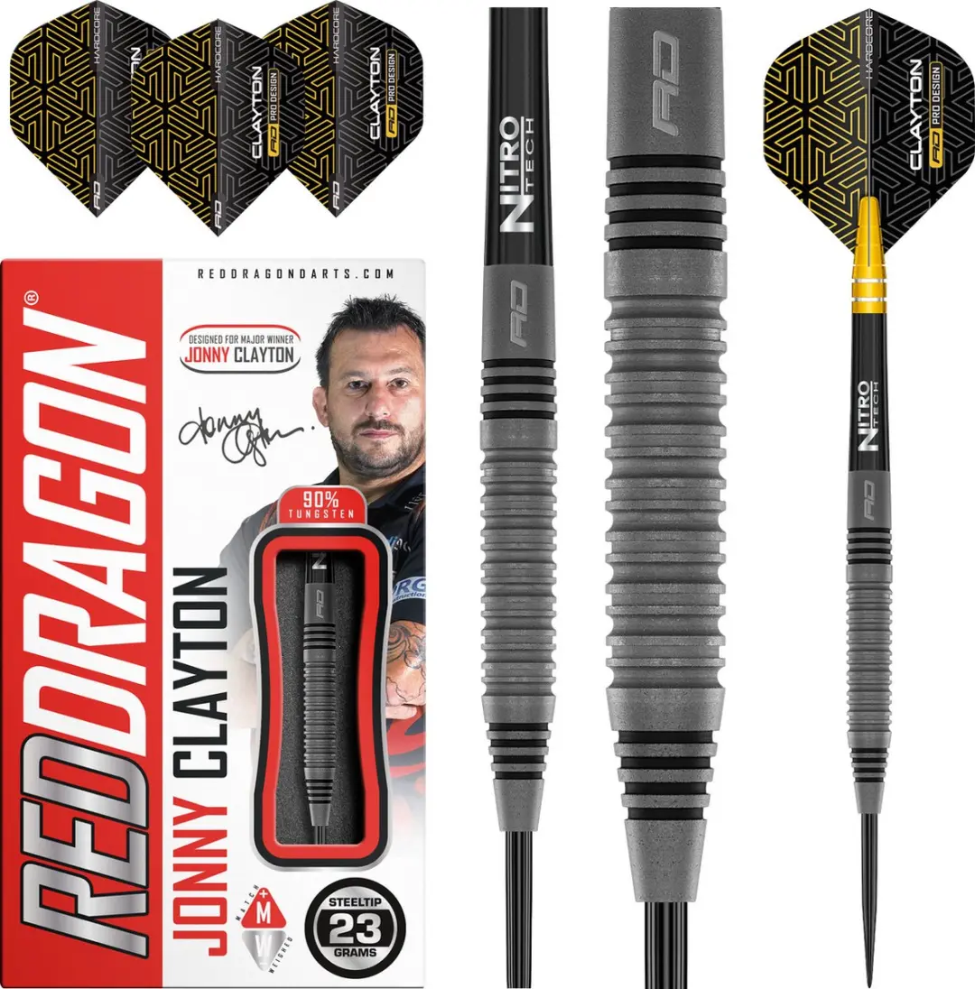 Red Dragon Jonny Clayton Oxide Edition Dartpijlen 3 Stuks