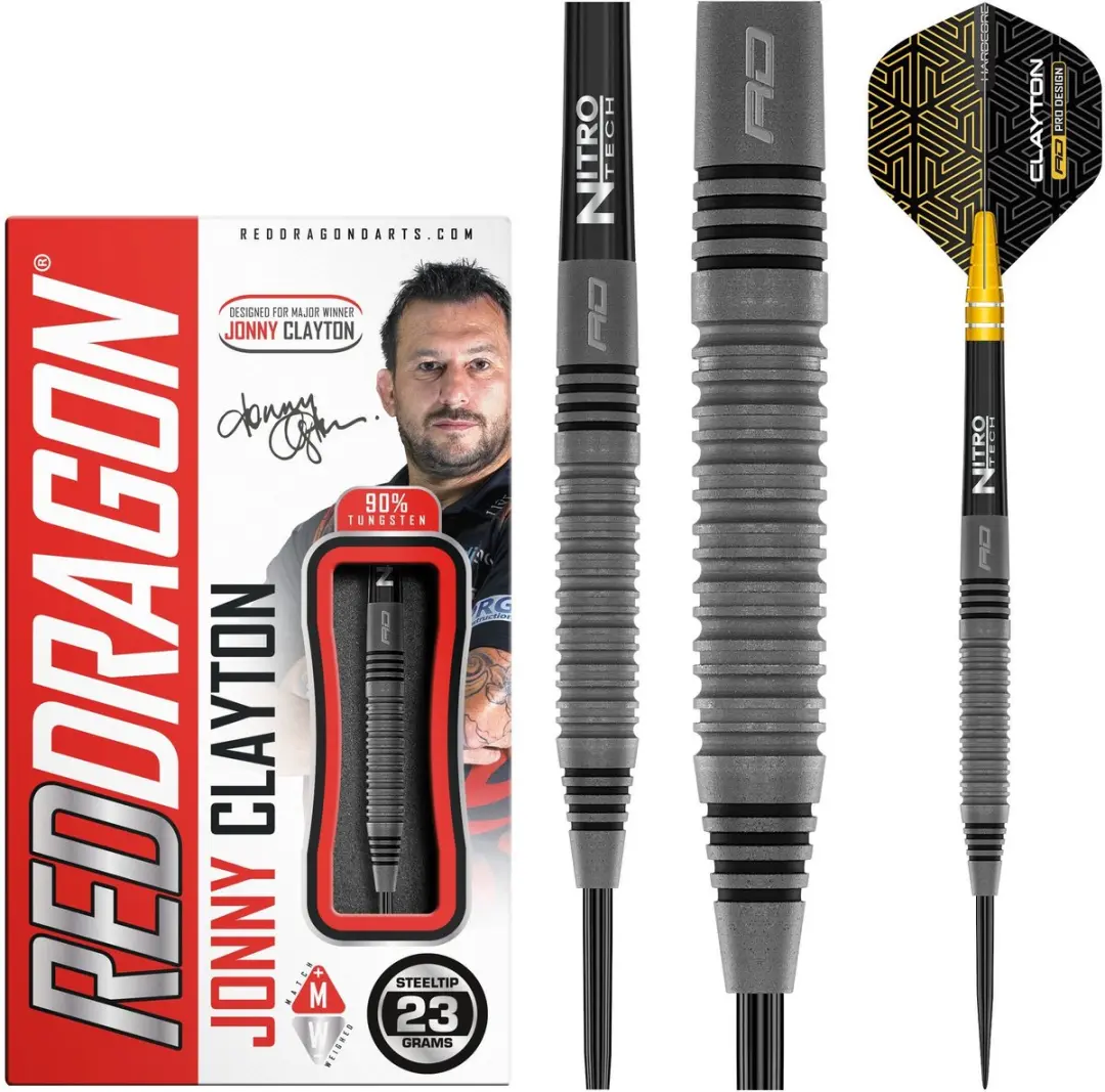 Red Dragon Jonny Clayton Oxide Edition Dartpijlen 3 Stuks