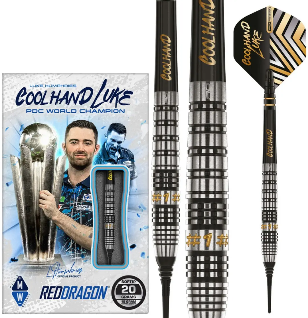 Red Dragon Luke Humphries Prestige 90% Soft Tip Darts
