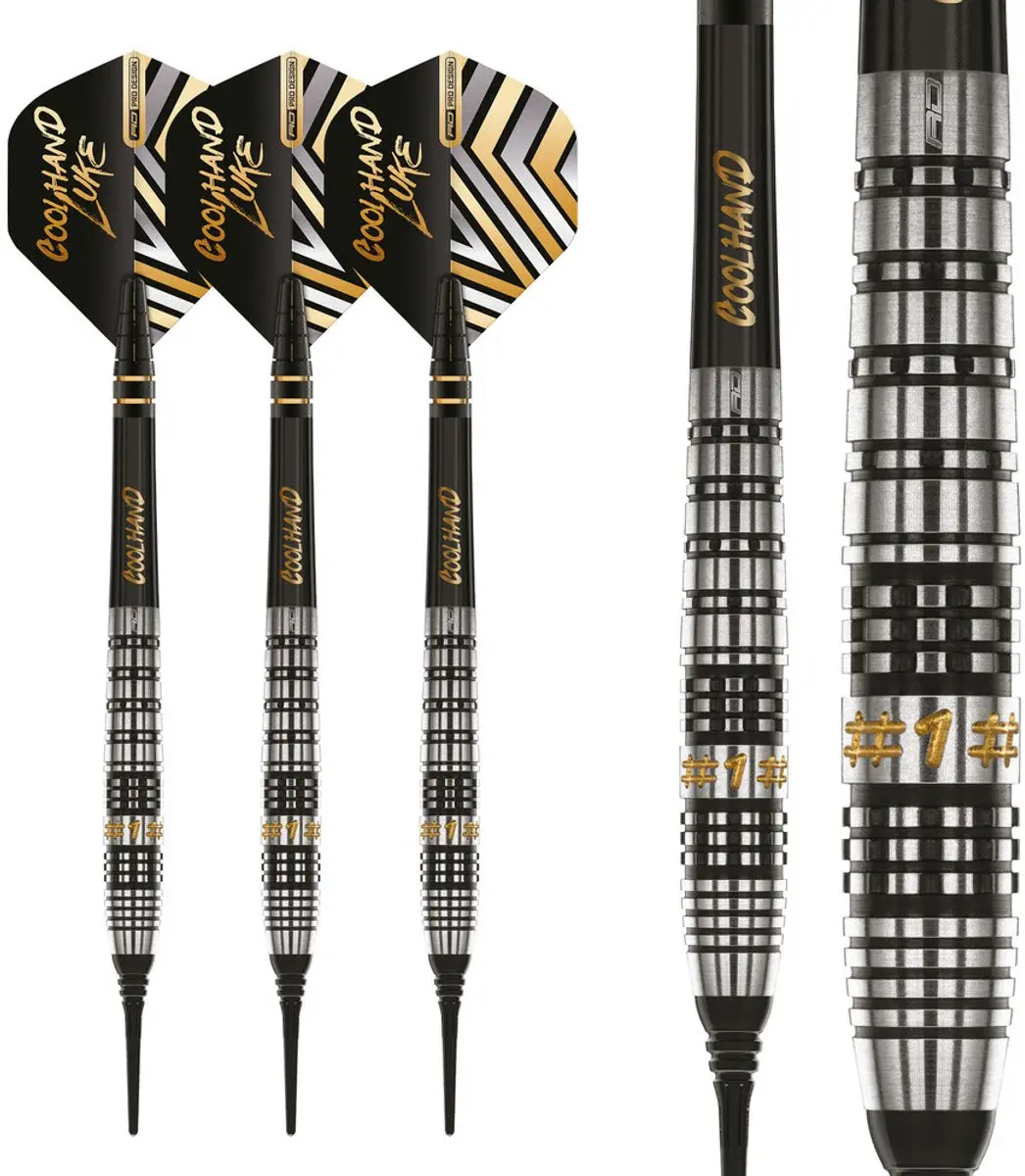 Red Dragon Luke Humphries Prestige 90% Soft Tip Darts - 3 Stuks