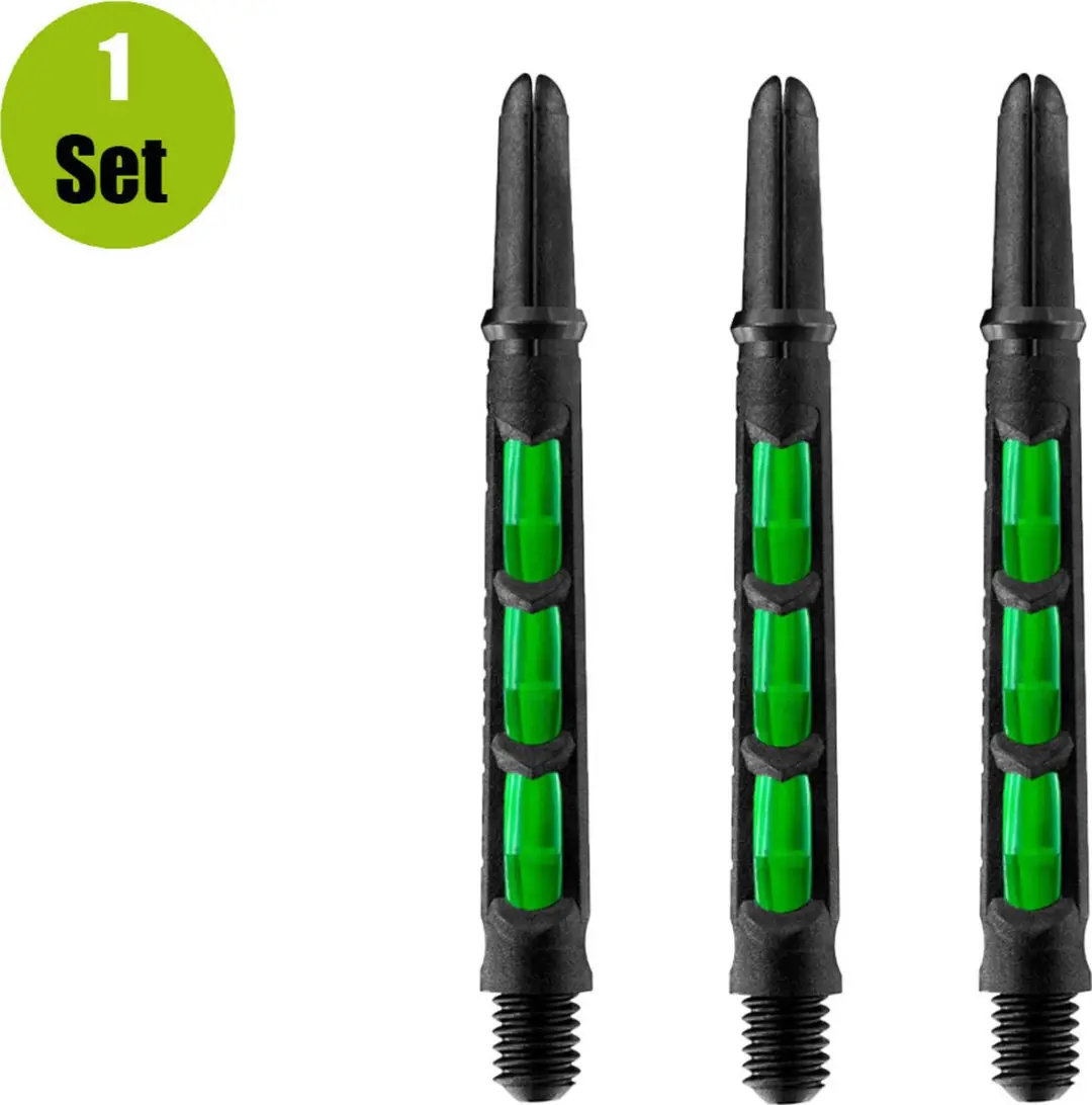 Harrows Carbon ST Green Dart Shafts SH2015 - 3 Stuks