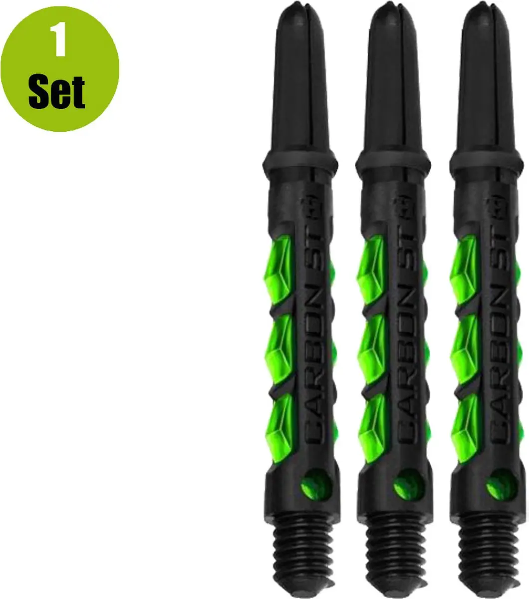 Harrows Carbon ST Green Dart Shafts SH2015 - 3 Stuks - afbeelding 6 van 6