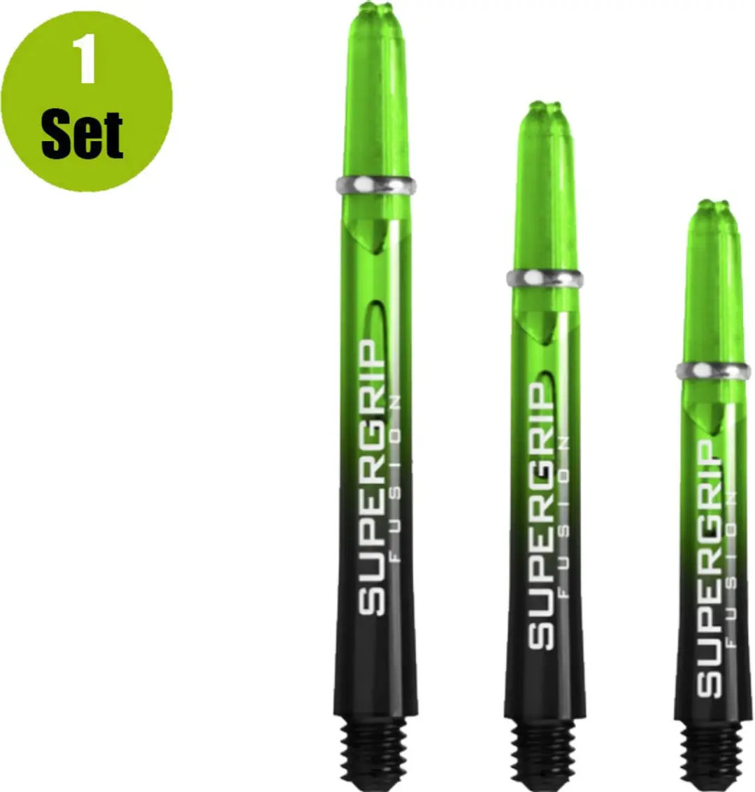Harrows Supergrip Fusion Green Dart Shafts SH0165 - 3 Stuks