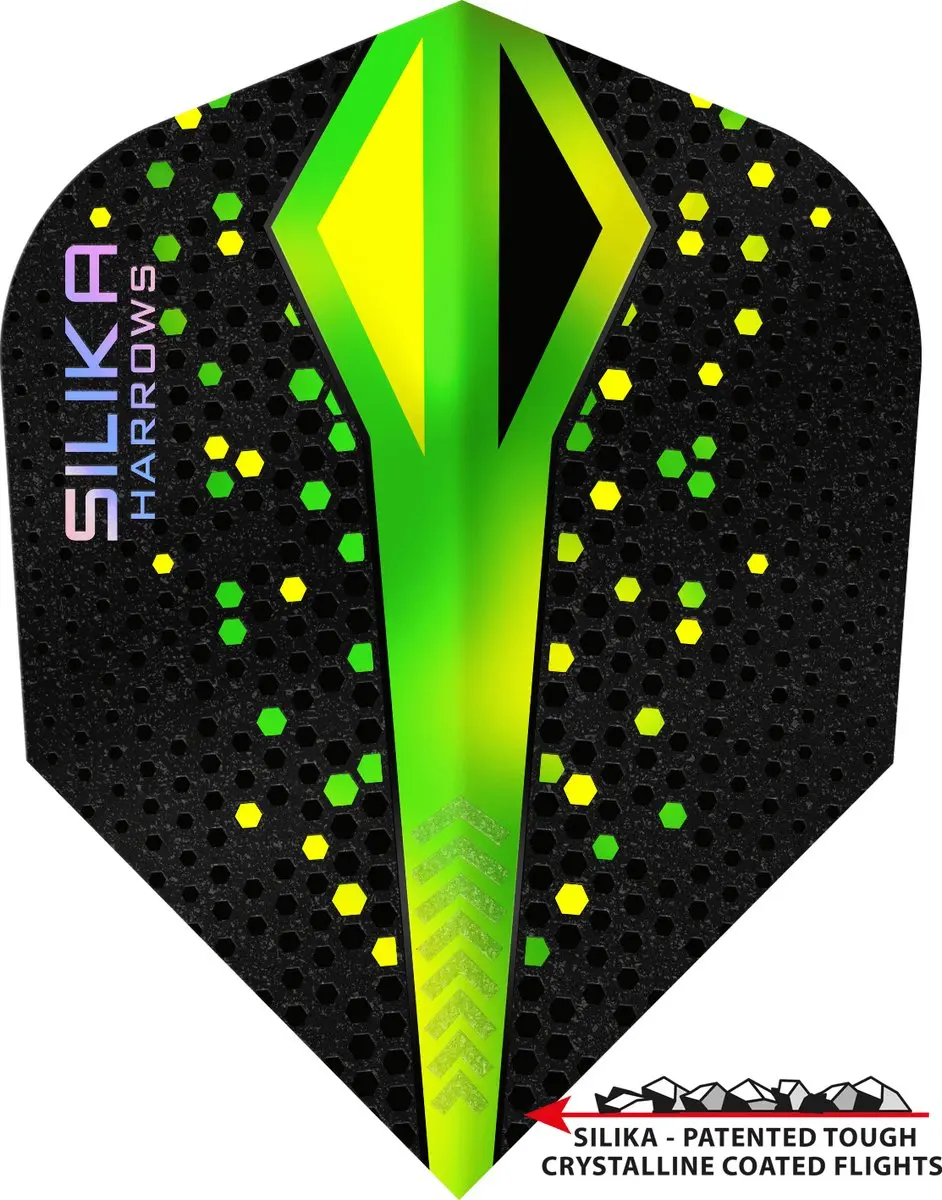 Harrows Silika Color Shift Green NO6 Dart Flights