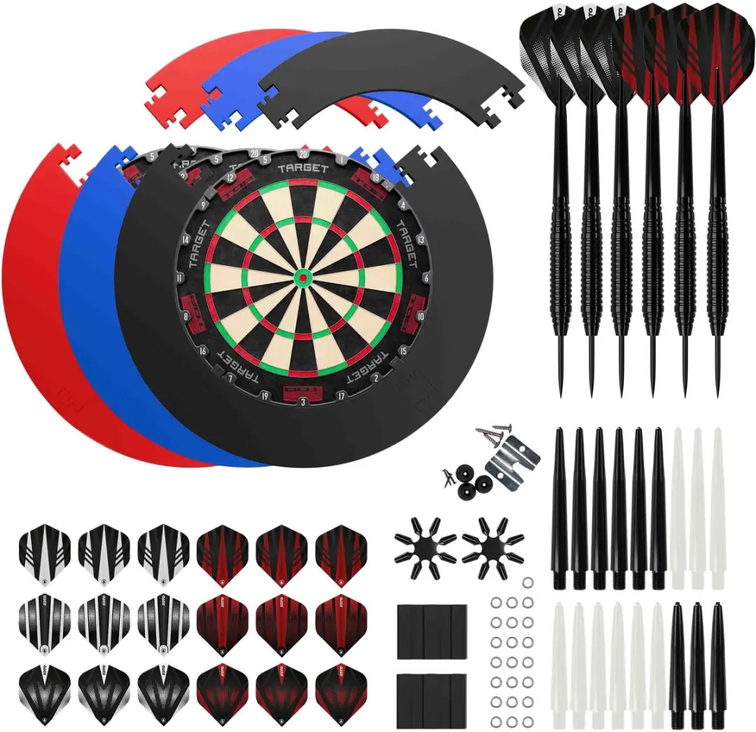 Target TOR Dartbord 50cm - Steeltip Set - 90 Stuks (4x22+2)