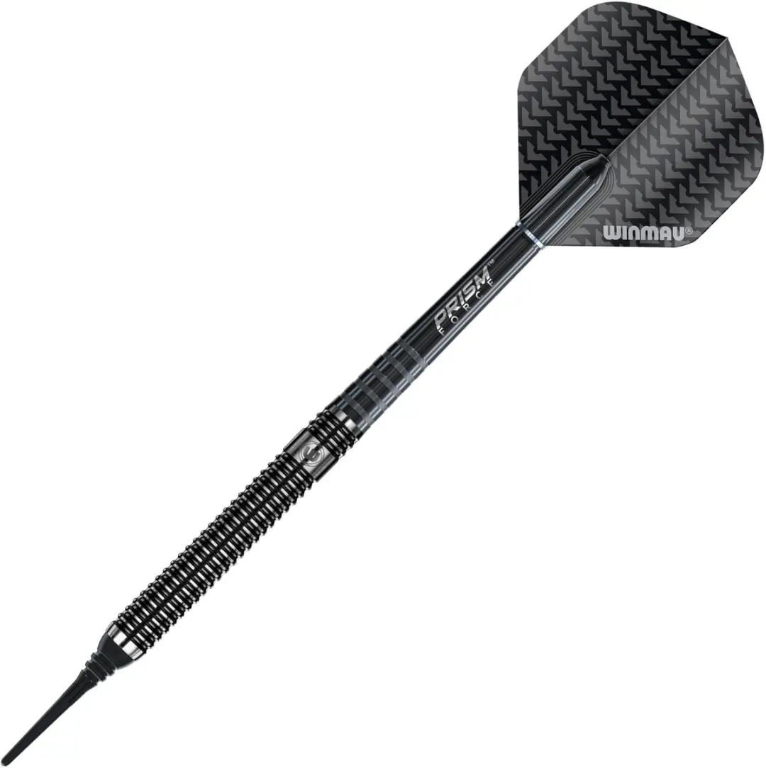 Winmau Blackout Soft Tip Darts 3 Stuks - Zwart/Zilver