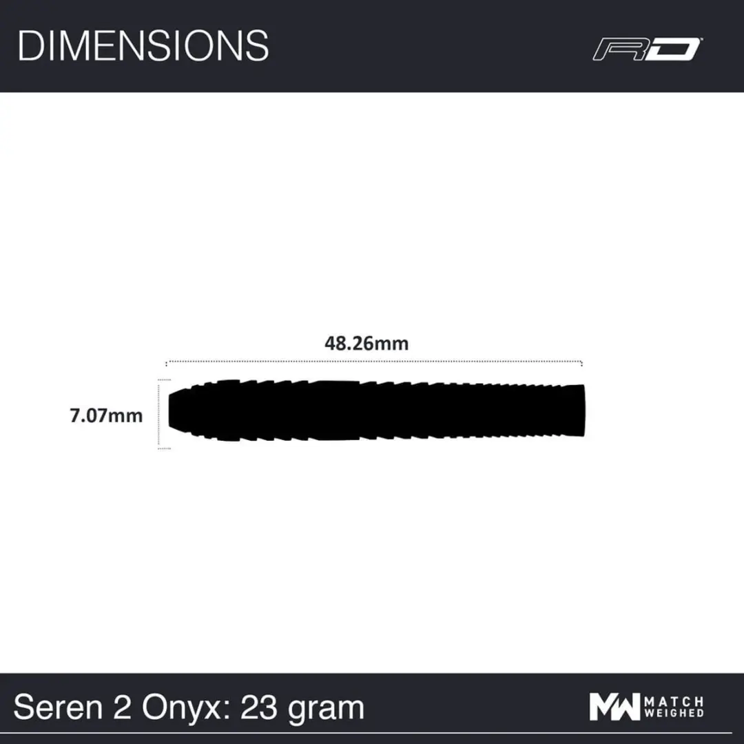 Red Dragon Seren Onyx 2 Dartpijlen 21g - 3 Stuks