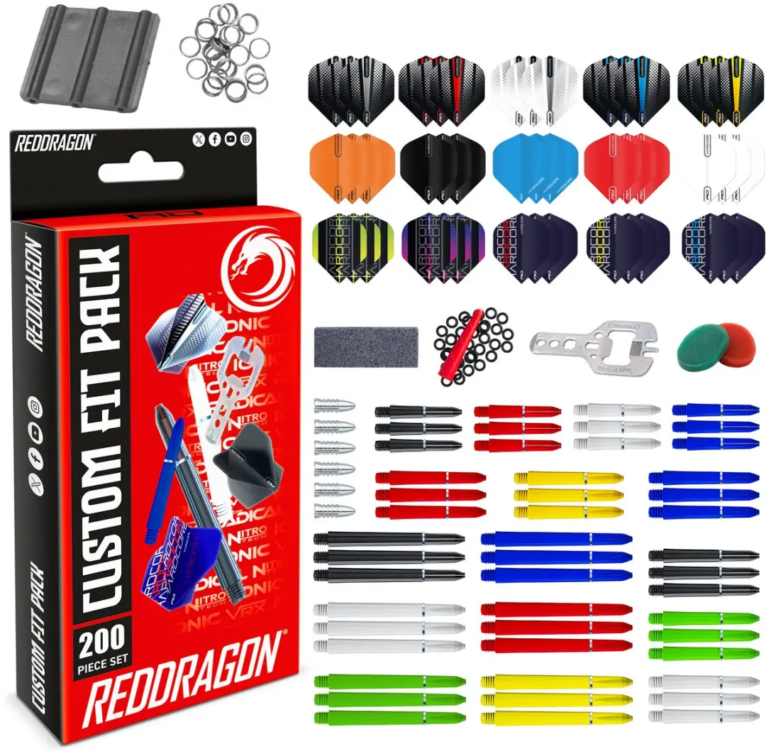 Red Dragon CFP Dart-accessoirepakket 200 Stuks