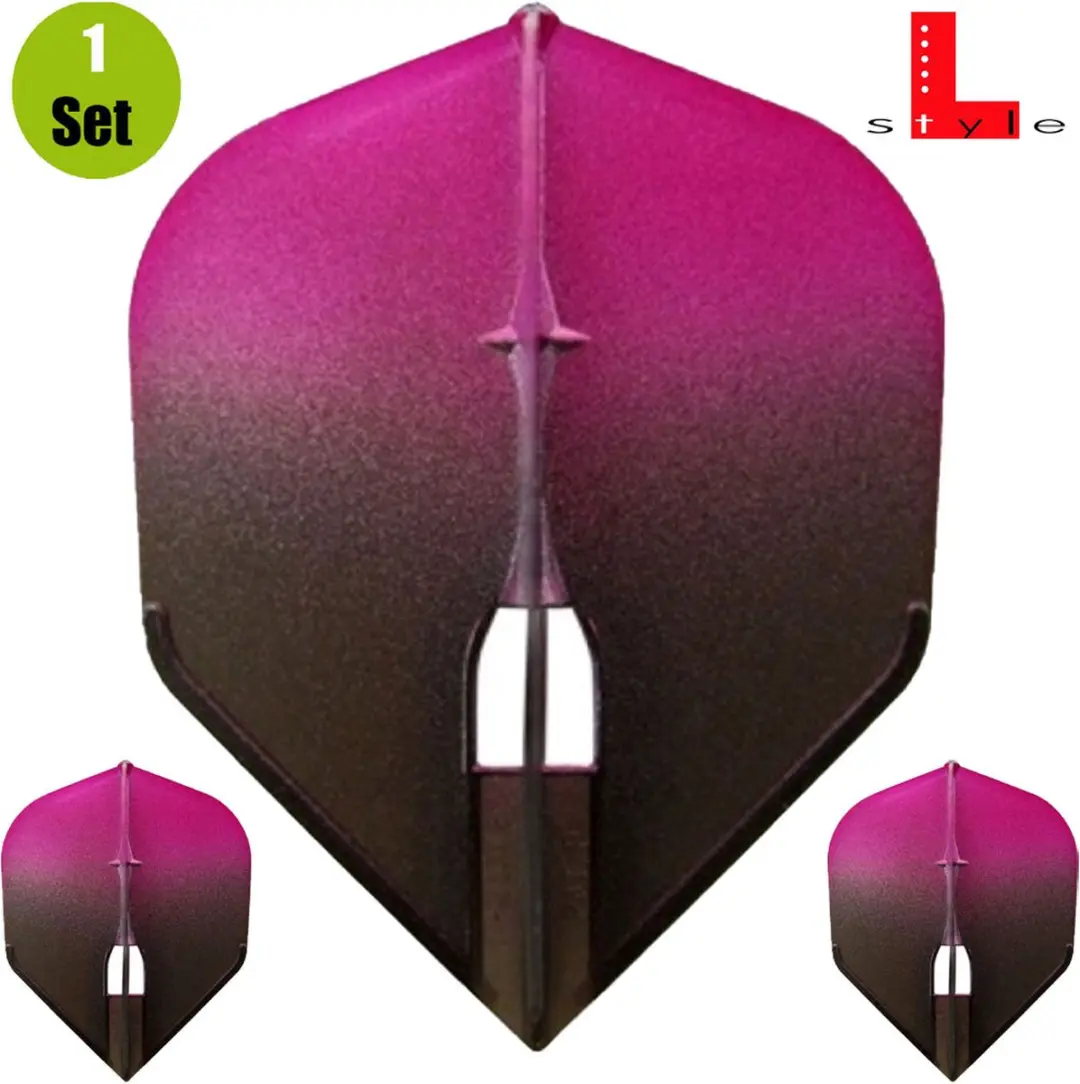 L-Style Champagne L3 Shape 2-Tone Dart Flights - Roze