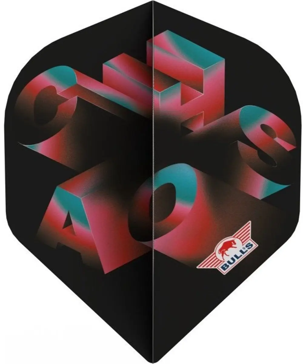 Bull's Chaos Pink NO2 Dart Flights