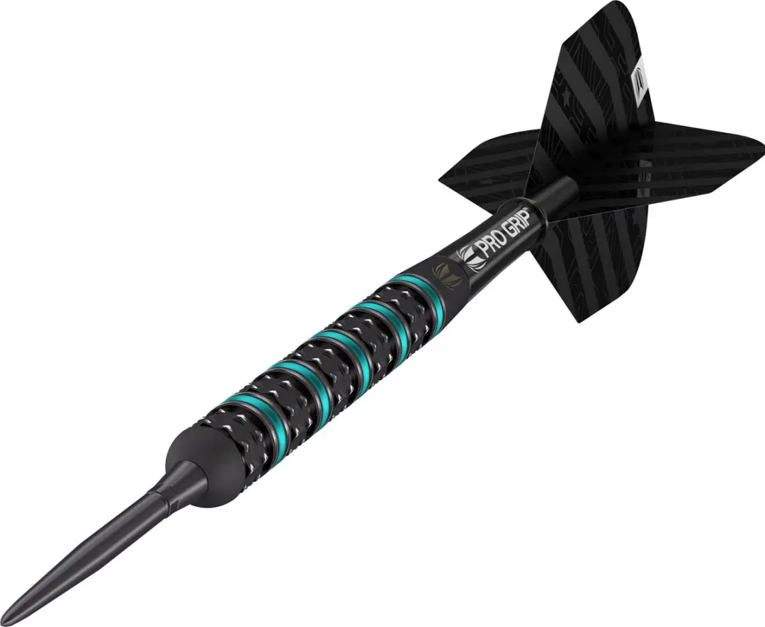 Target Rob Cross Swiss Point Dartpijlen 3 Stuks - Zwart/Zilver/Blauw