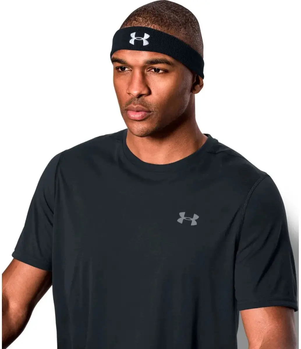 Under Armour Zweetband Unisex - One Size - Zwart