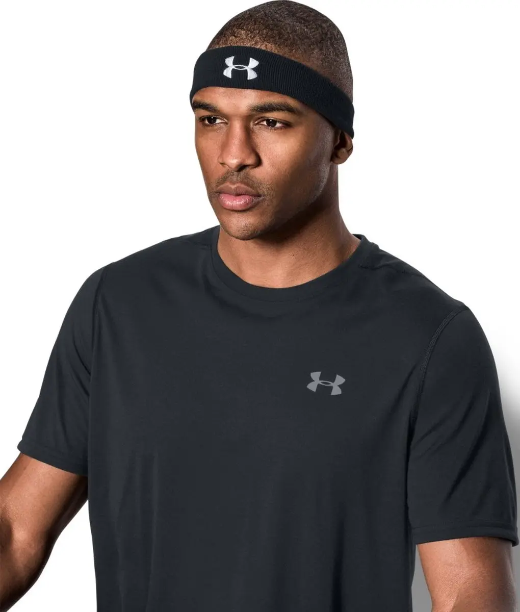 Under Armour Zweetband Unisex - One Size - Zwart