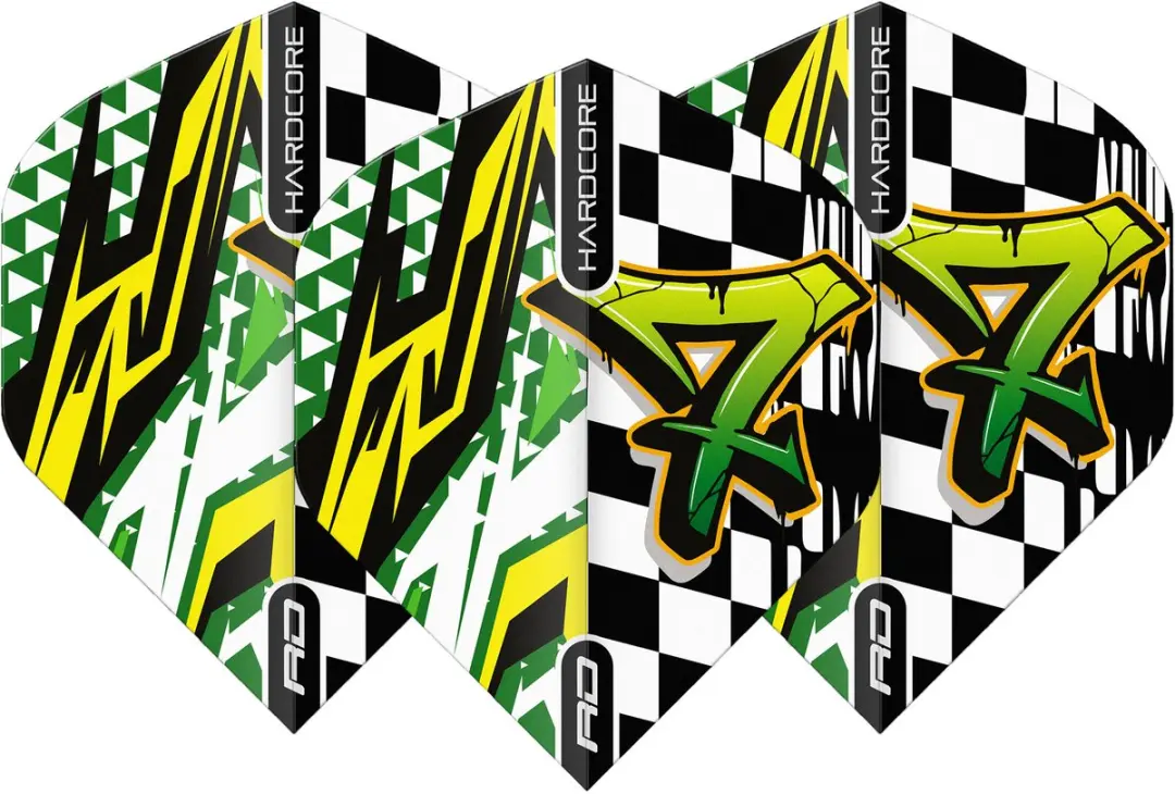Red Dragon Falcon GT7 Hardcore XT Dart Flights TF6912 - 3 Stuks