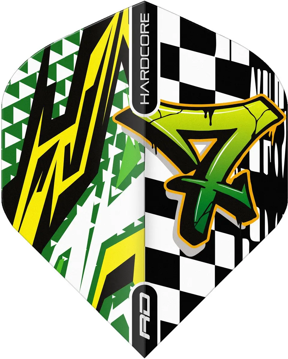 Red Dragon Falcon GT7 Hardcore XT Dart Flights TF6912 - 3 Stuks