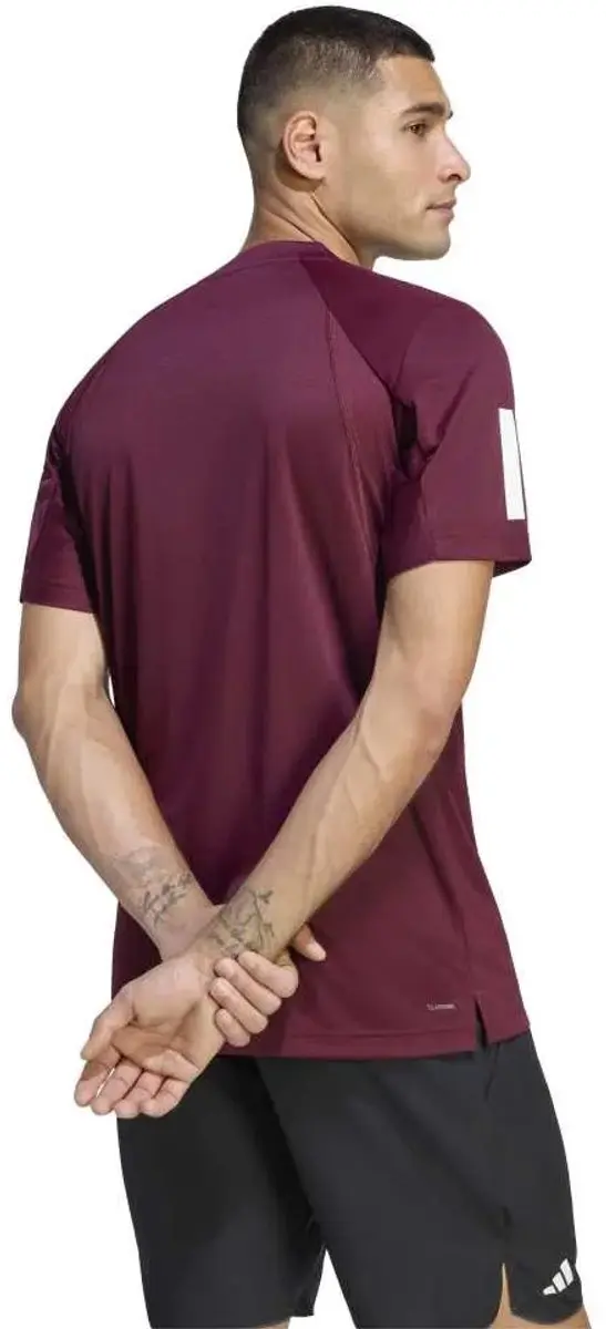 Adidas Club 3str T-shirt - Rood - XL