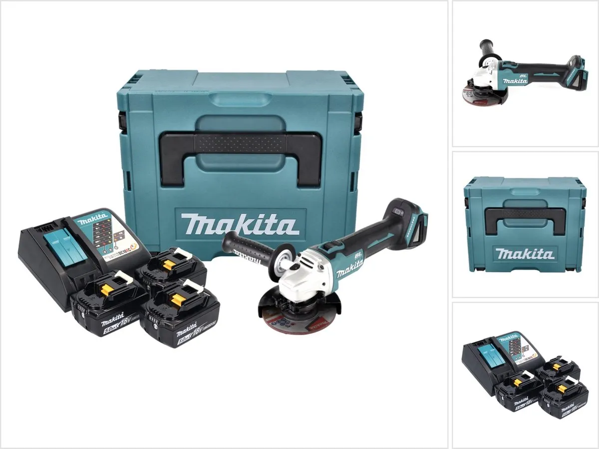 Makita DGA504RT3J Accu Haakse Slijper 18V