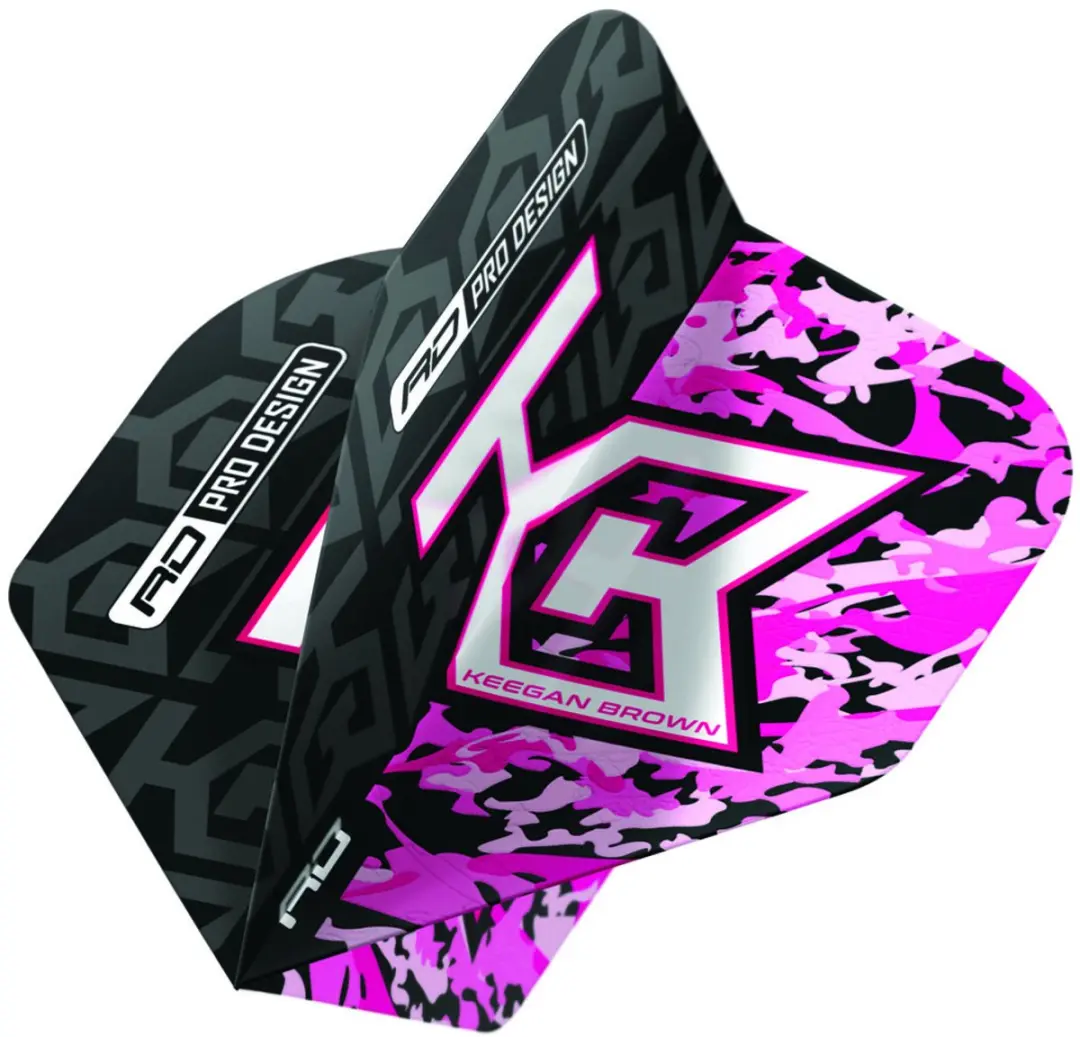 Red Dragon Keegan Brown Hardcore Dart Flights TF8170