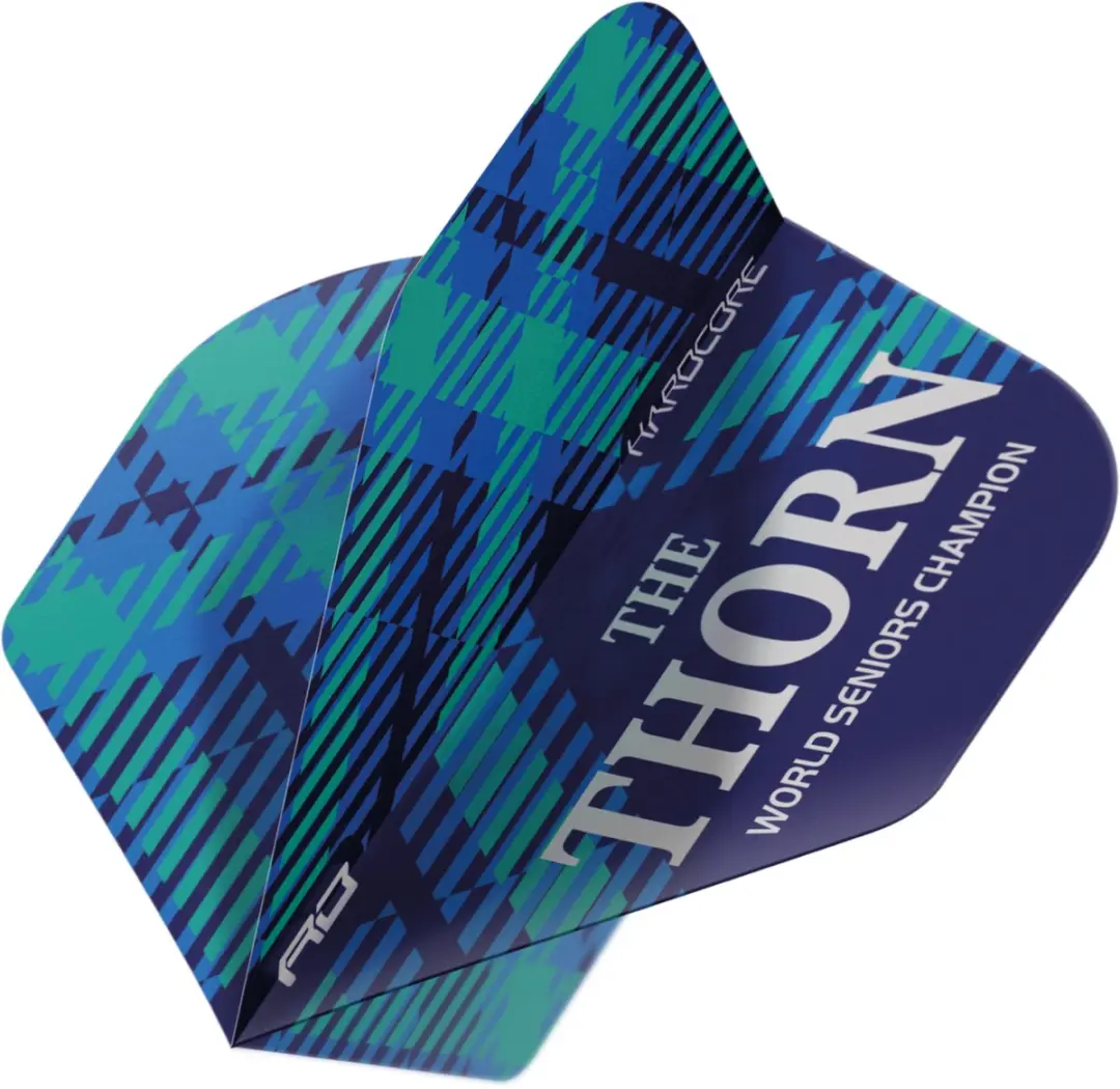Red Dragon World Seniors Hardcore Dart Flights TF6715 - 3 Stuks - Blauw