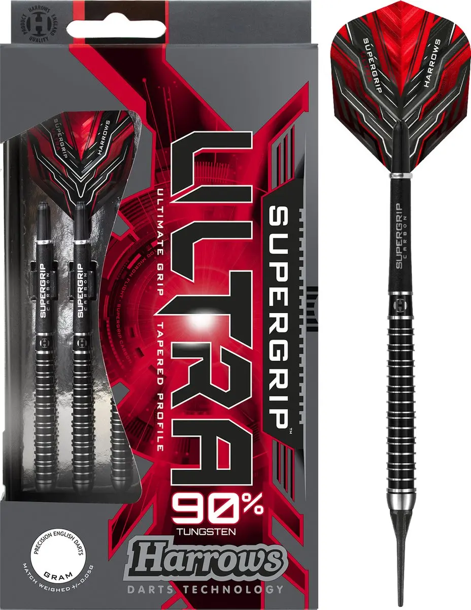 Harrows Supergrip Ultra 90% Soft Tip Darts