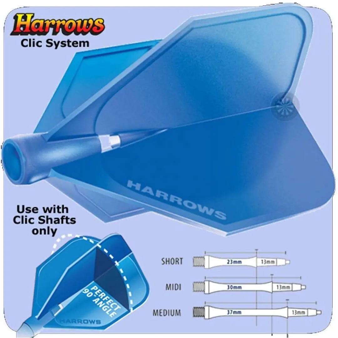 Harrows Clic Flight 1001 - Zwart