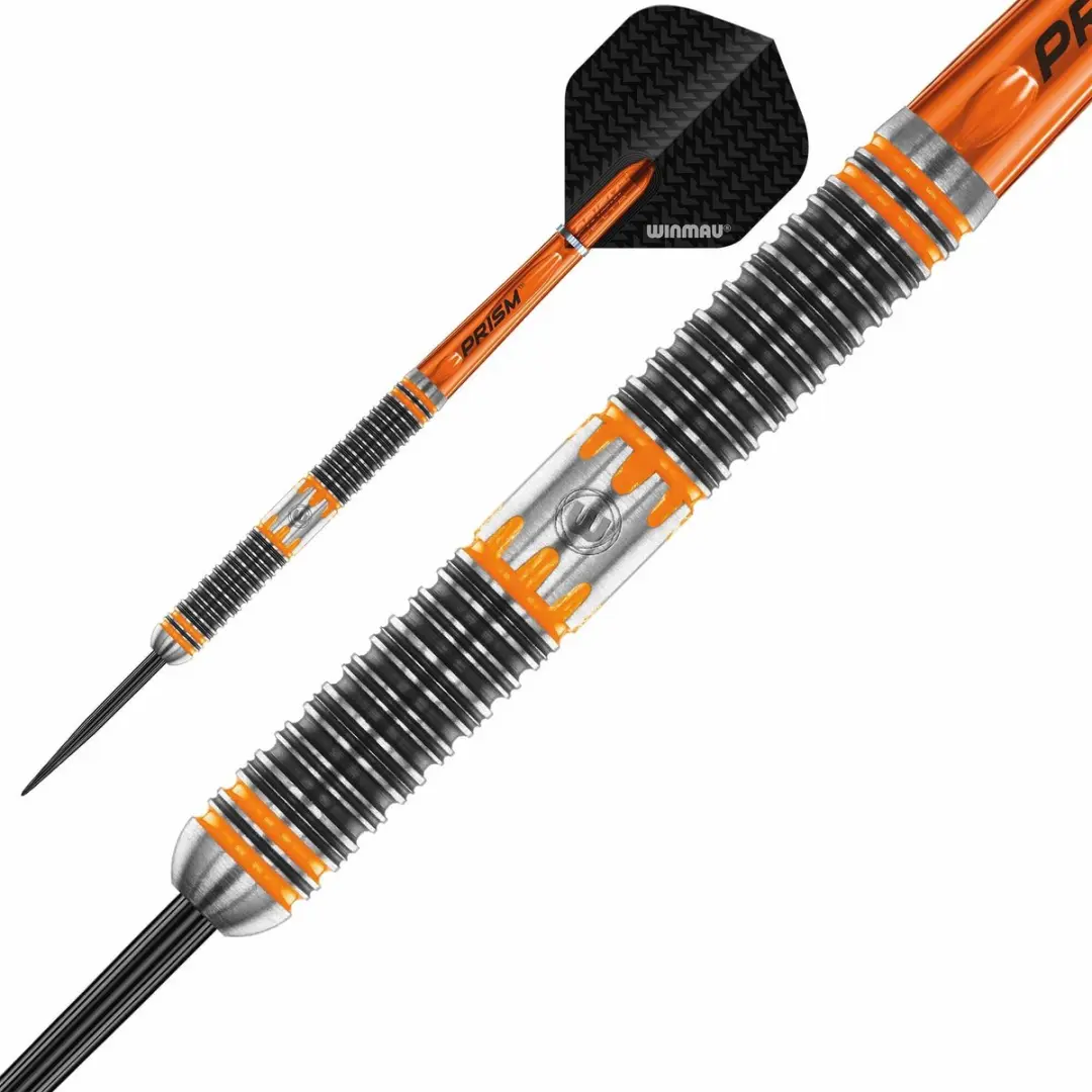 Winmau Nitin Kumar 90% Dartpijlen - 3 Stuks - Oranje/Zilver - afbeelding 6 van 6