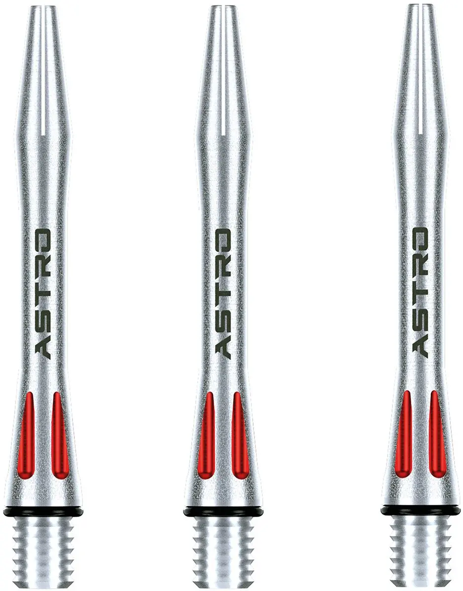 Winmau Astro Aluminium Dart Shafts 3 Stuks - Zilver