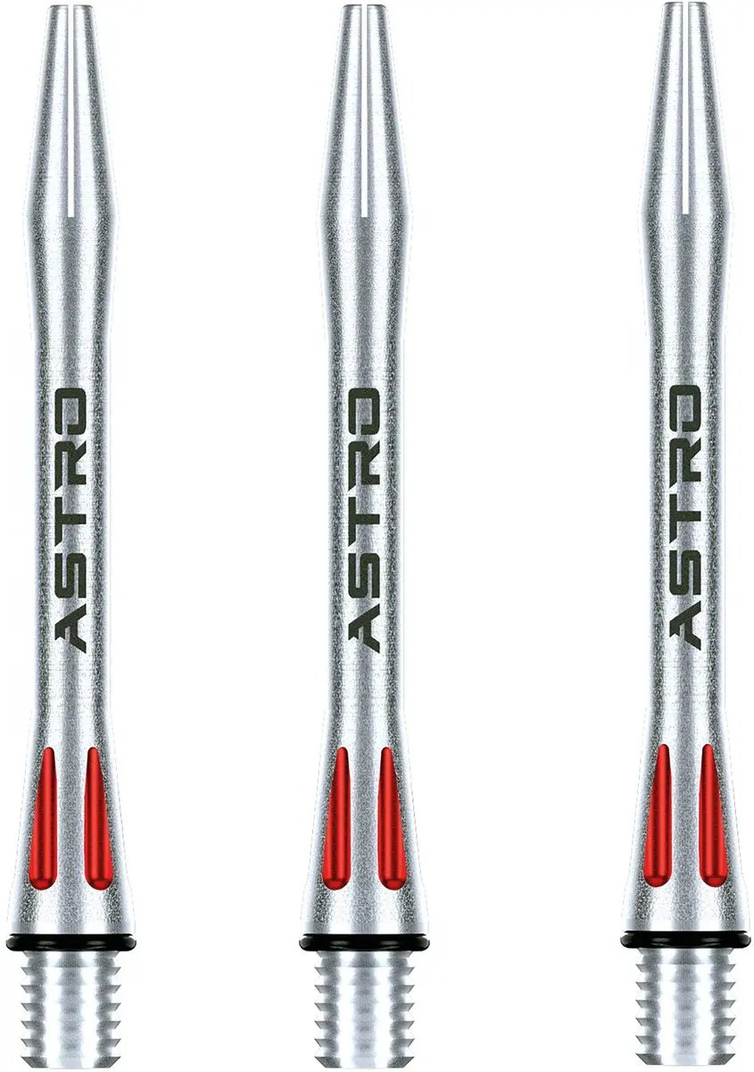 Winmau Astro Aluminium Dart Shafts 3 Stuks - Zilver