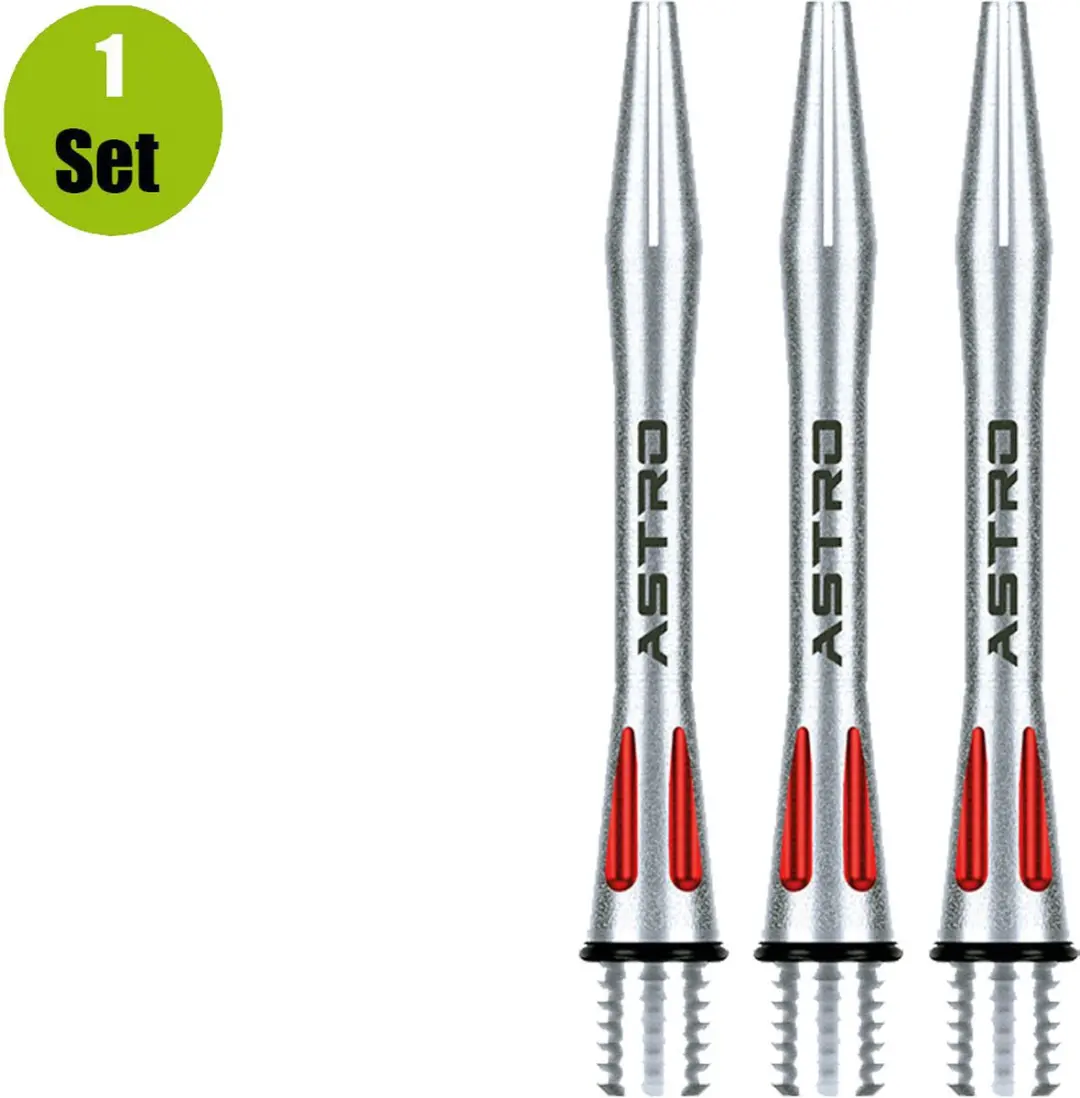 Winmau Astro Aluminium Dart Shafts 3 Stuks - Zilver