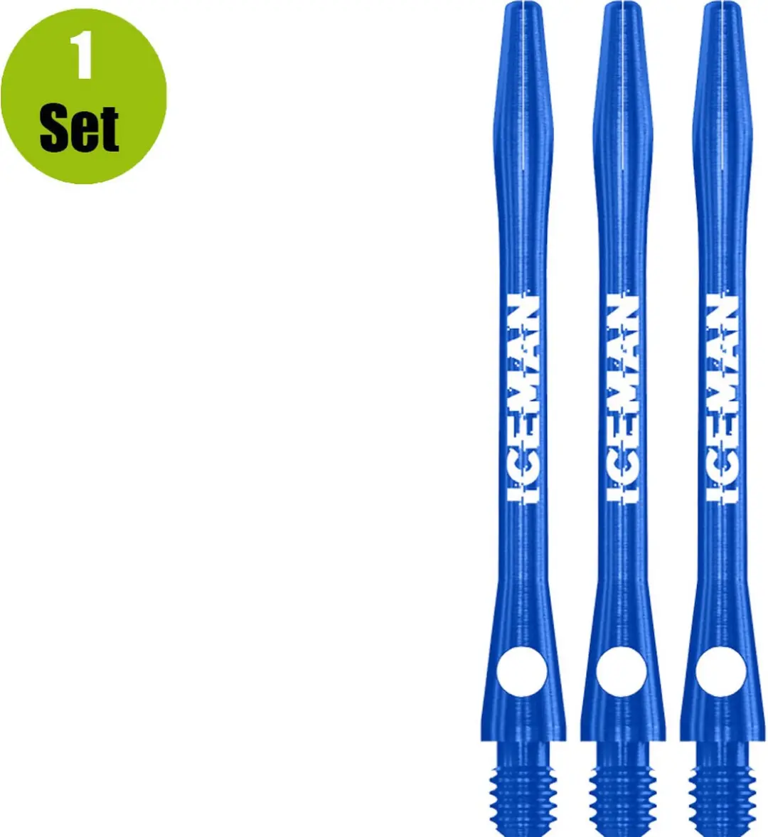 Red Dragon Gerwyn Price Blauwe Dart Shafts TC488 - 3 Stuks