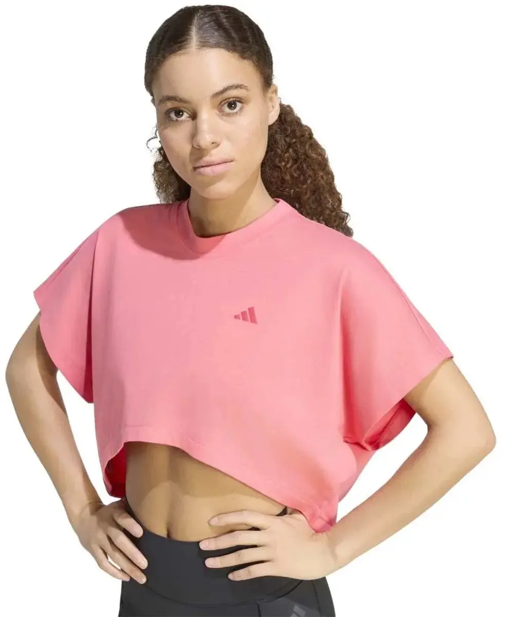 Adidas Primelift Workout Graphics T-shirt - Roze L