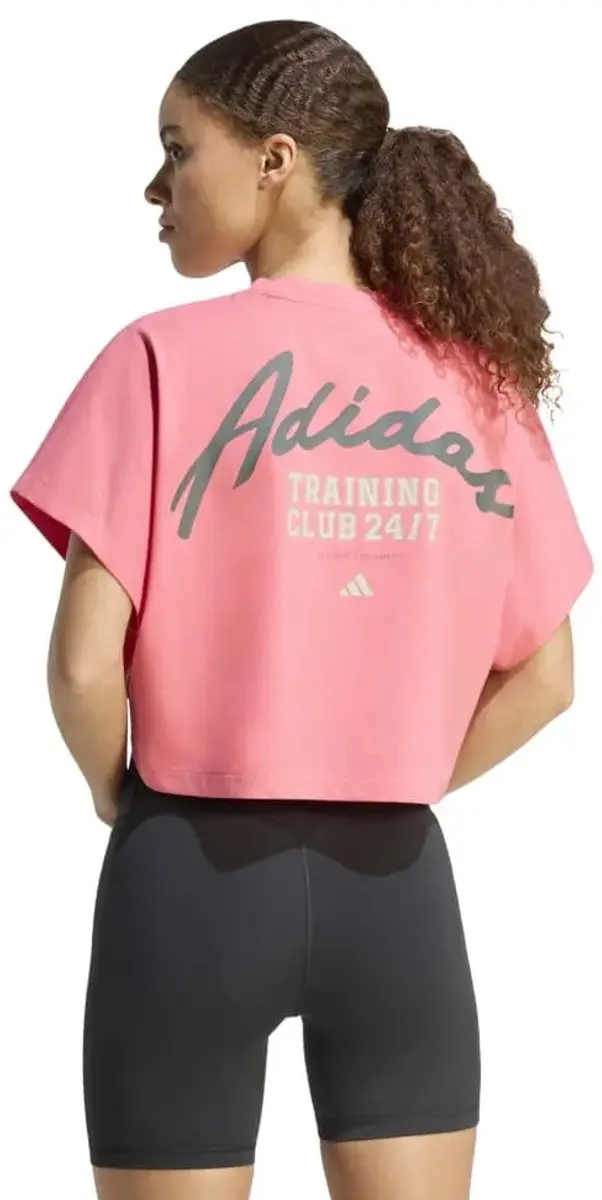 Adidas Primelift Workout Graphics T-shirt - Roze L
