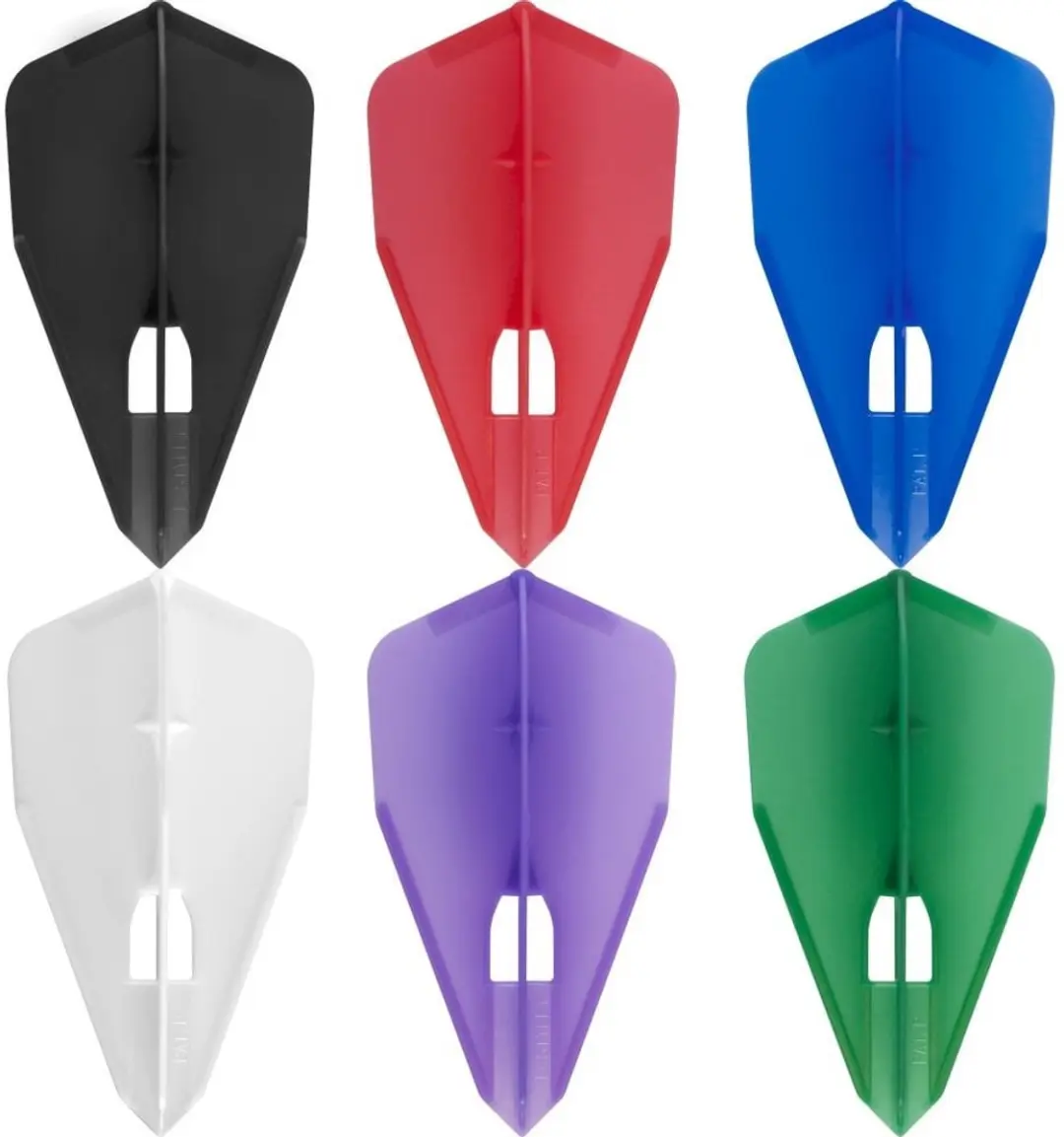L-Style Champagne L8 Bullet Dartvleugels FP3804 - 3 Stuks - Rood