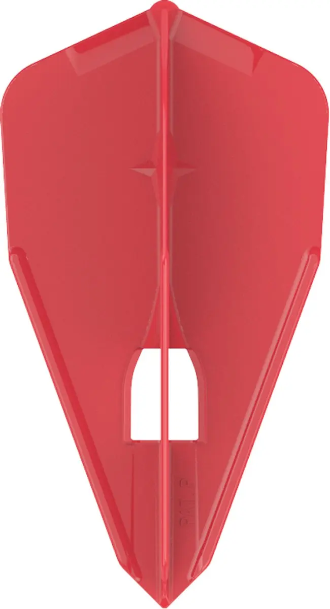 L-Style Champagne L8 Bullet Dartvleugels FP3804 - 3 Stuks - Rood