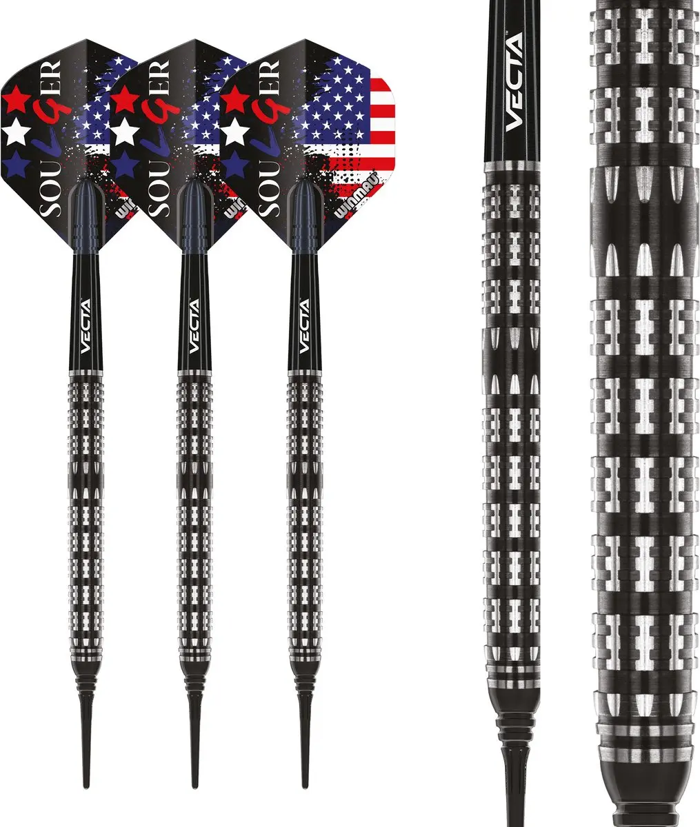Winmau Leonard Gates 90% Soft Tip Darts - 3 Stuks