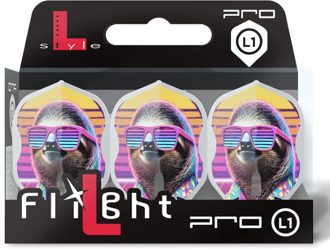 L-Style L1 Pro Dart Flights - 3 Stuks - Multi