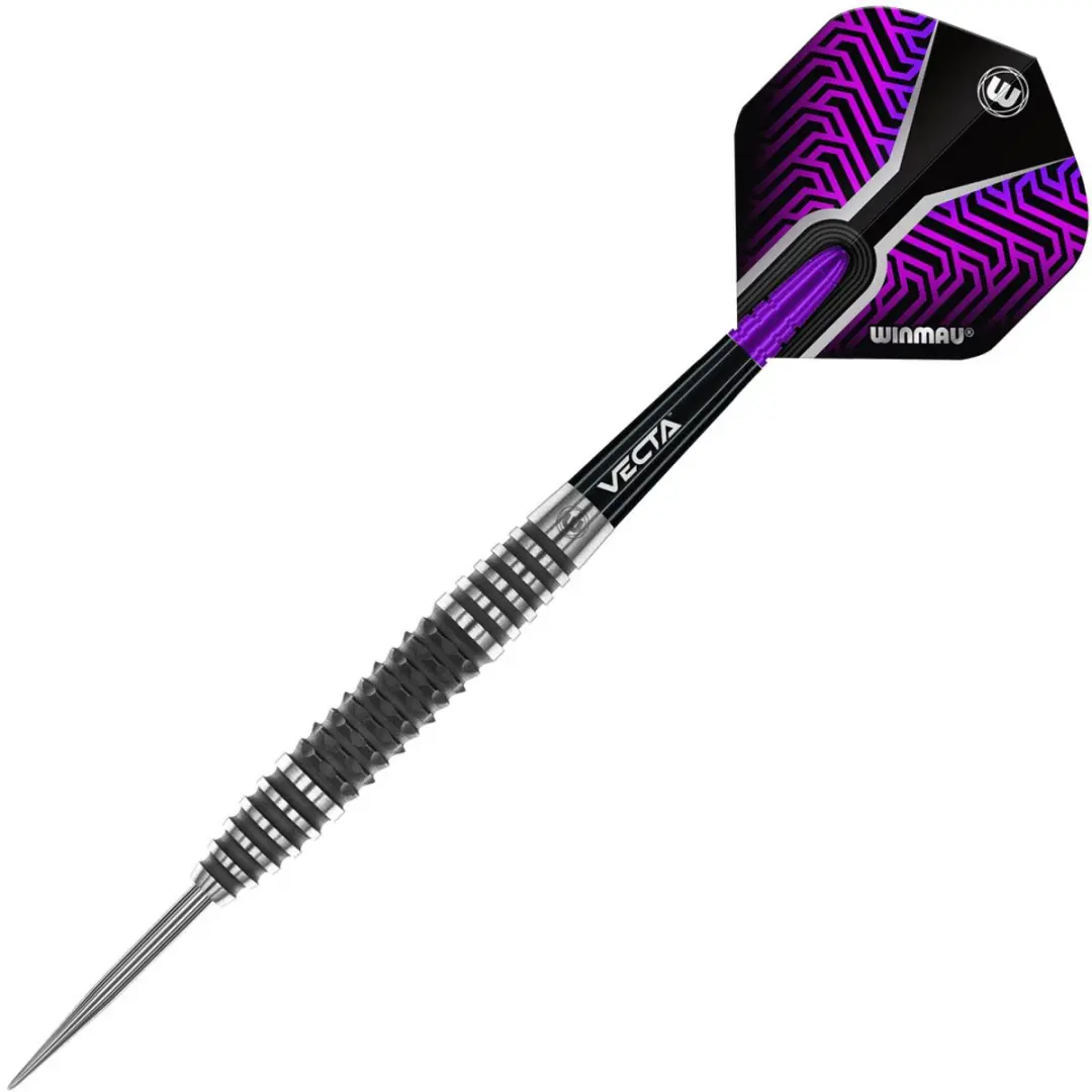 Winmau Kairos 02 Dartpijlen 3 Stuks - Zilver/Zwart