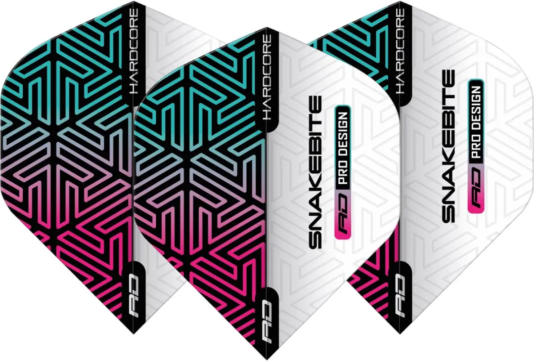 Red Dragon Peter Wright Hardcore Premium Snakebite Dart Flights TF6842