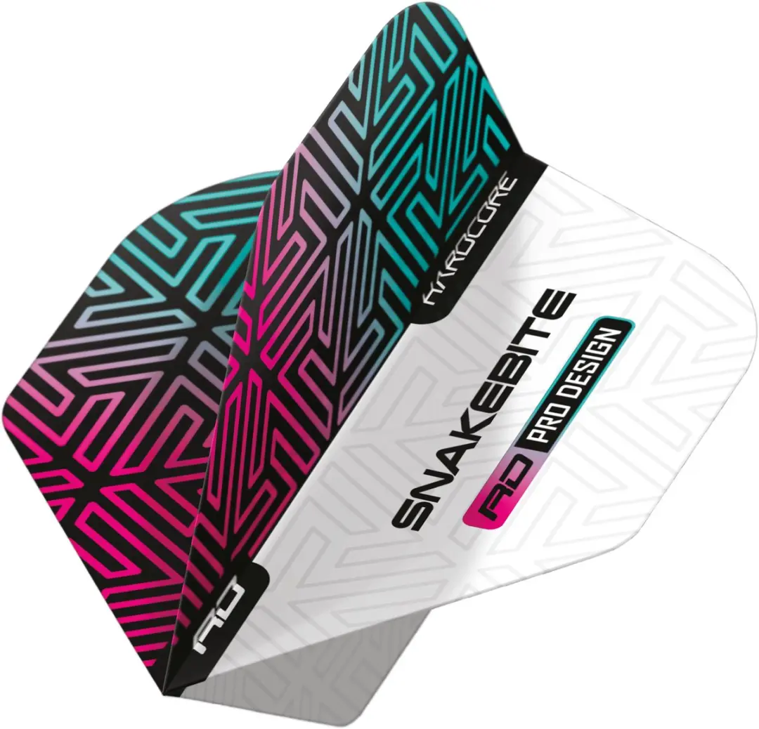Red Dragon Peter Wright Hardcore Premium Snakebite Dart Flights TF6842 - 3 Stuks