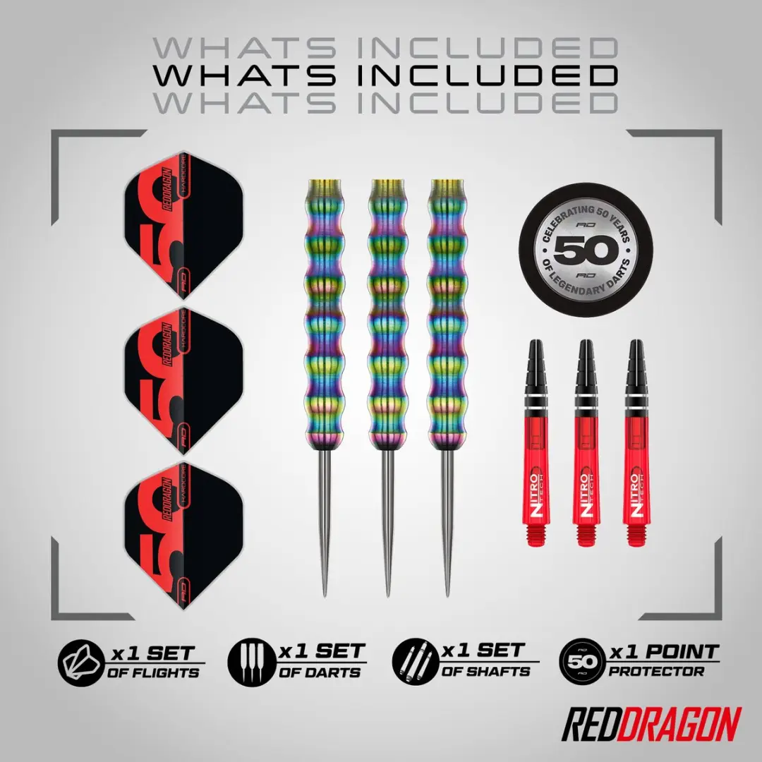 Red Dragon Shockwaves 90% Limited Edition Dartpijlen - 3 Stuks